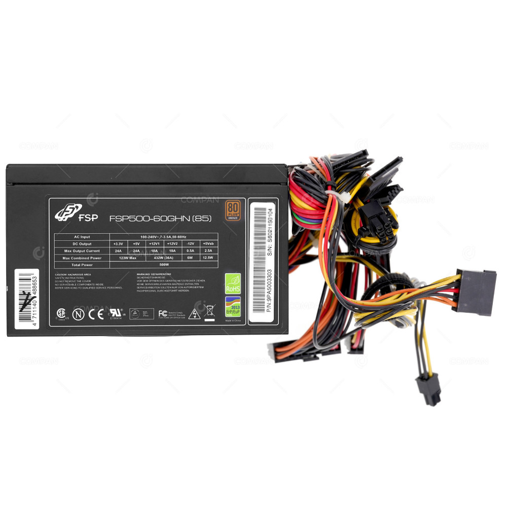 9PA5003303  FSP FSP500-60GHN(85) 80 PLUS BRONZE 500W 100-240V POWER SUPPLY